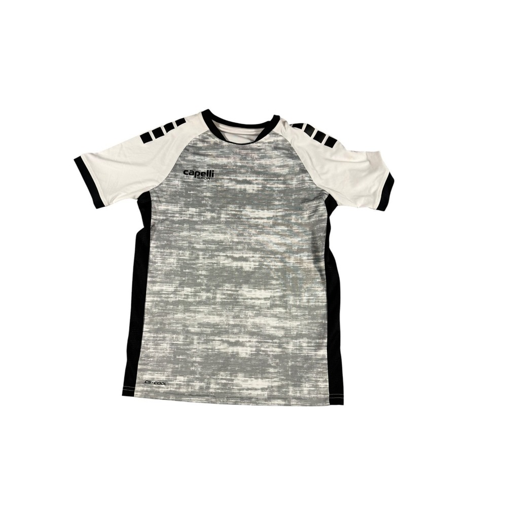 Capelli Sport Soccer Jersey Boys Large‎ 14-16 Multicolor Spellout Logo Crew Neck